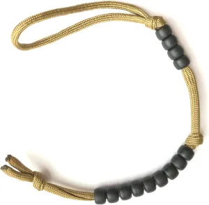 Coyote Brown Pace Counter Matte Black Veteran Made Ranger Beads