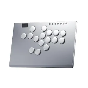 ONEED Haute42 Leverless Controller: M16 Plus Grey Aluminum Leverless Arcade Stick for PC/PS3/PS4/Switch Game, Crystal Low-Profile Switch Arcade Stick Support Hot Swap & SOCD