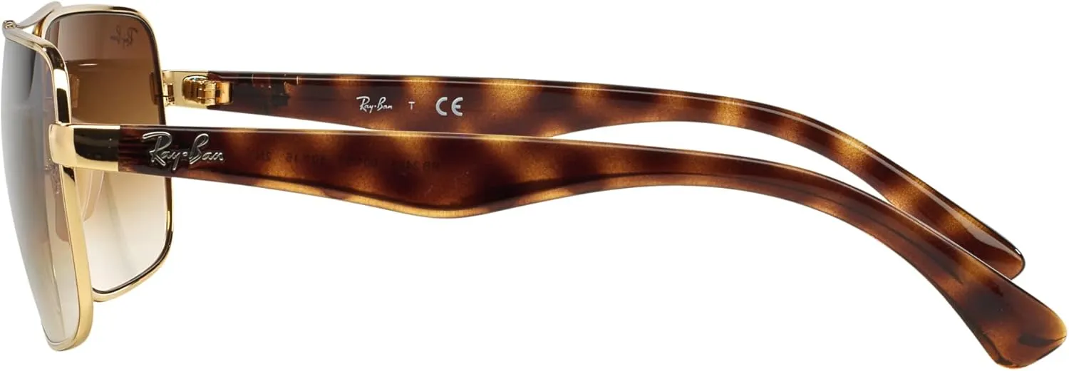 Ray-Ban Men's RB3483 Metal Square Sunglasses