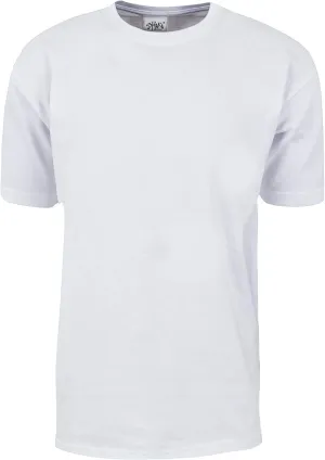 Shaka Wear Men's T Shirt ?C Max Heavyweight Cotton Short Sleeve Crew Neck Plain Tee Top Tshirts Regular Big Tall Size S-7XL